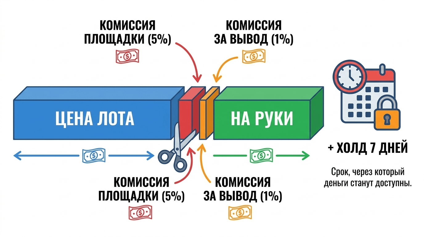 Как комиссии съедают деньги